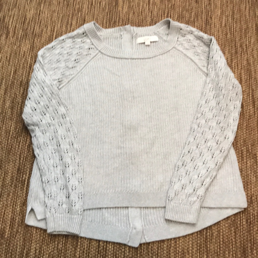 Loft Button Back Sweater